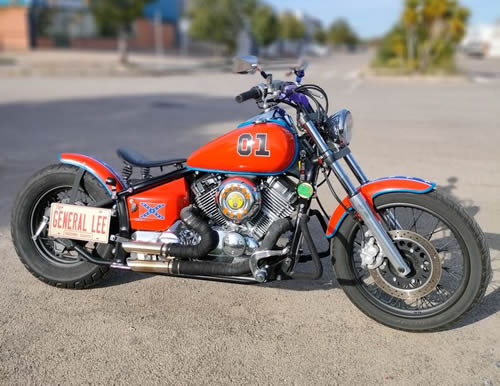 Noleggio Moto Custom A Maiorca GENERALE LEE 650