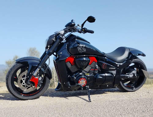 Custom Harley Motorrader Auf Mallorca . Die Besten Motorrad . Theboss 1800Cc